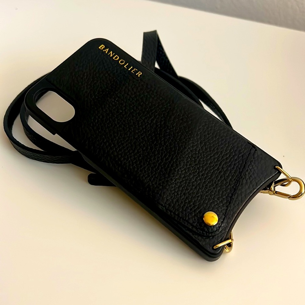 Bandolier IPhone X or XS Leather Crossbody case